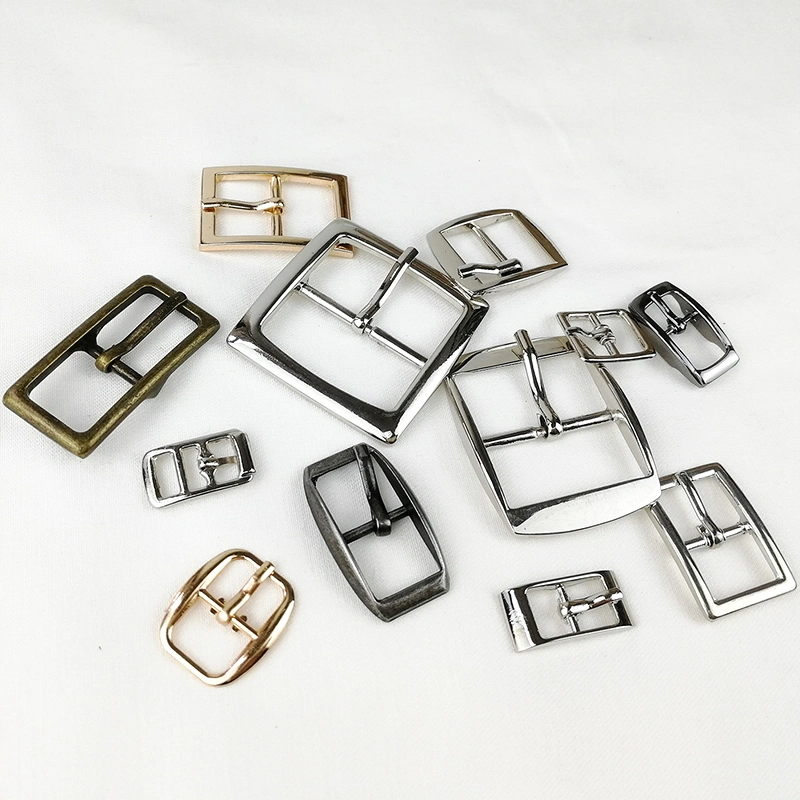 Metal Gold/Silver/Antique Brass Pin Buckle Bag Strap Belt Buckles