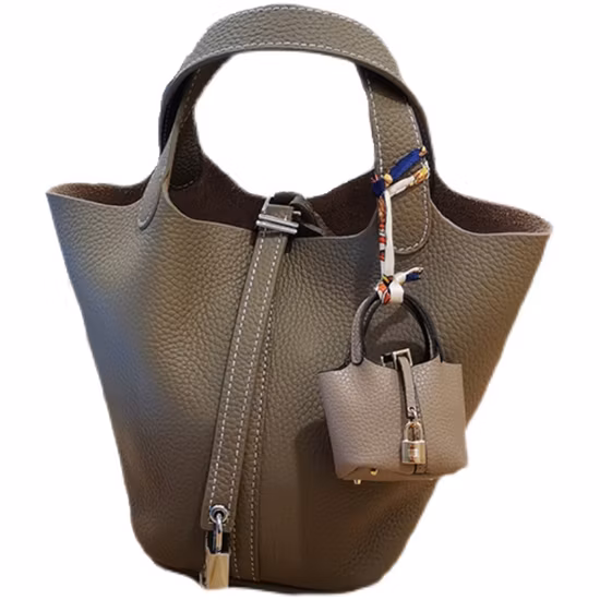Ea116 Picotin Commercio all'ingrosso per la moda di marca Specchio carino portachiavi per auto borse per rossetto ciondolo designer di lusso Rodeo borsa in pelle fascino