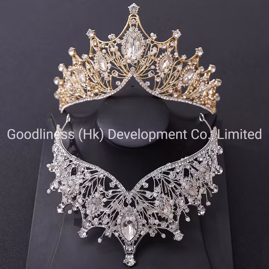 Yp113 Accessorio per capelli da sposa con fascia per capelli con strass di lusso, diadema per matrimonio